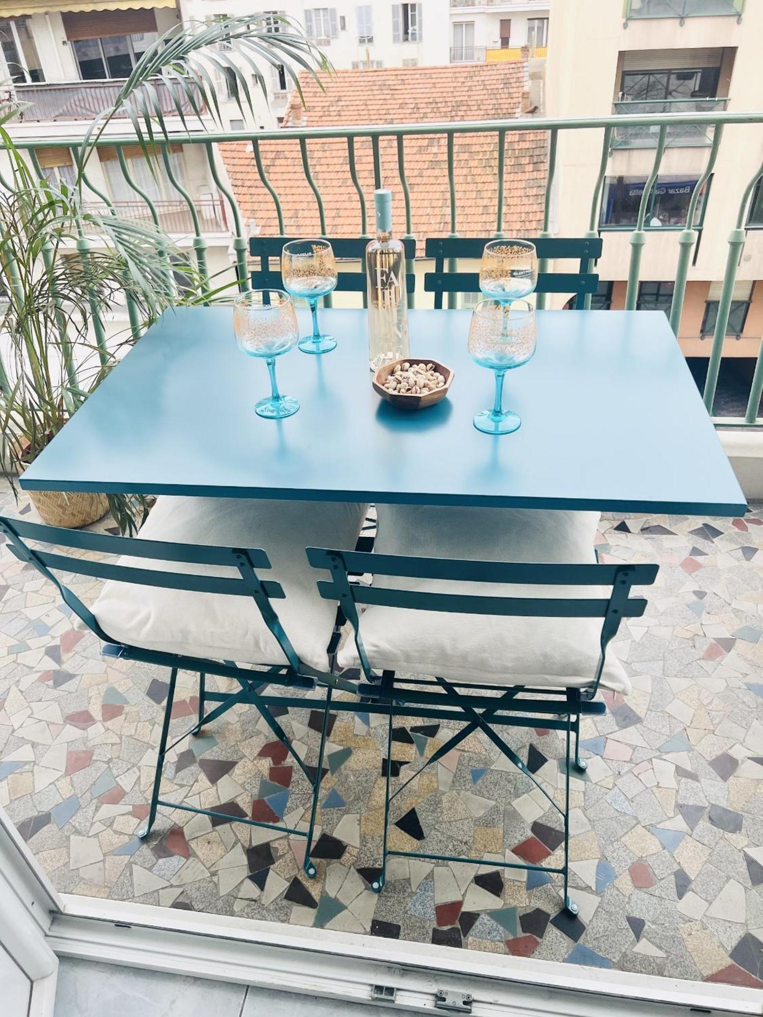 Mj-Select - Gambetta 4 Pers Terrace Clim Lägenhet Nice Exteriör bild